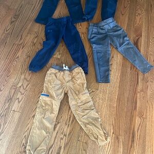 Cat & Jack Kids Navy and Tan Joggers